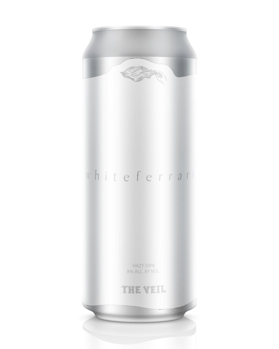 THE VEIL WHITE FERRARI HAZY DIPA 16OZ CANS