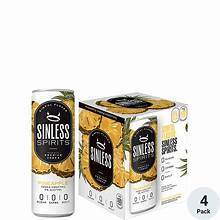 SINLESS PINEAPPLE VODKA COCKTAIL 4PK CANS