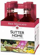 SUTTER HOME RED MOSCATO 4PK
