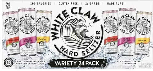 WHITE CLAW VARIETY 24PK 12OZ
