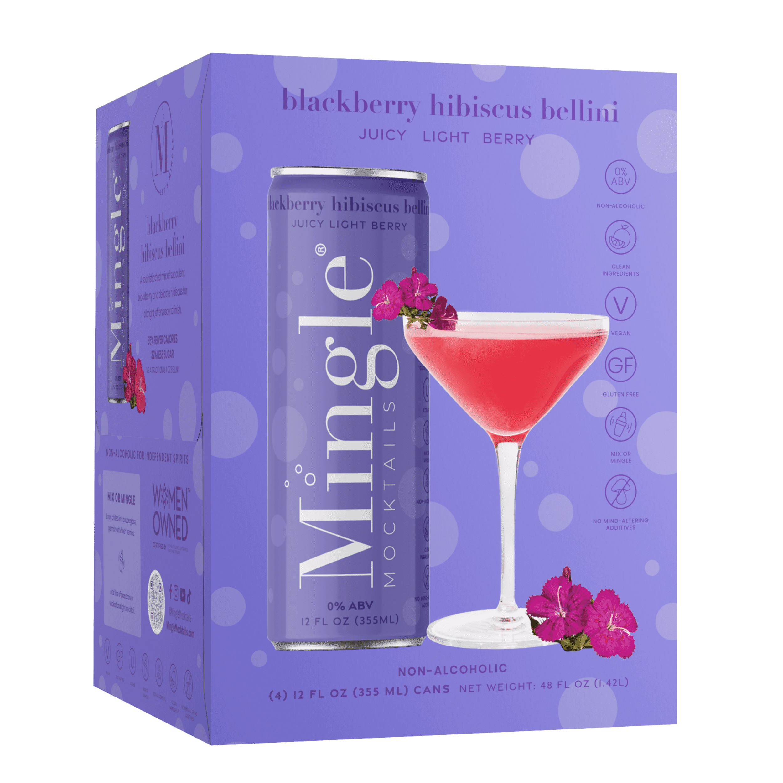 MINGLE BLACKBERRY HIBISCUS 4PK