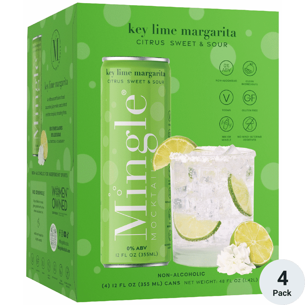 MINGLE KEY LIME MARGARITA MOCKTAIL 4PK