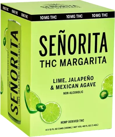 SENORITA LIME JALAPENO MARGARITA 10MG THC 4PK