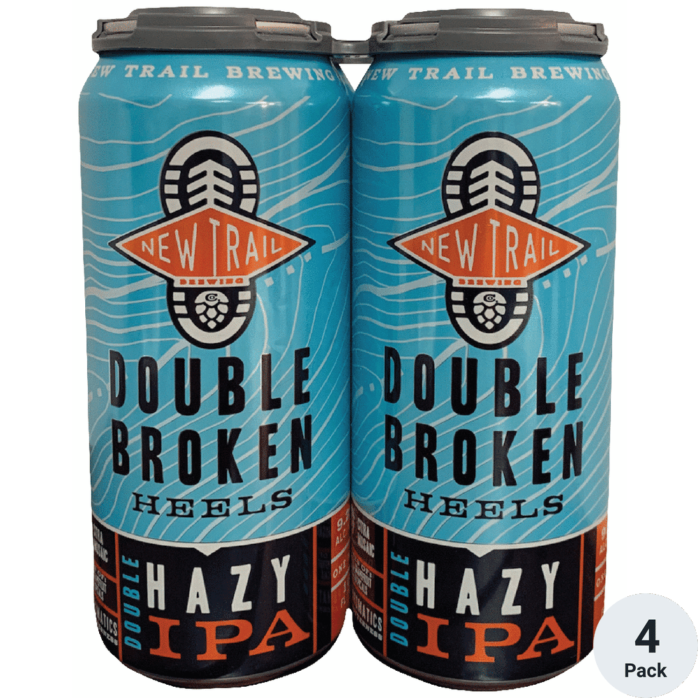 NEW TRAIL DOUBLE BROKEN HAZY IPA 4PK