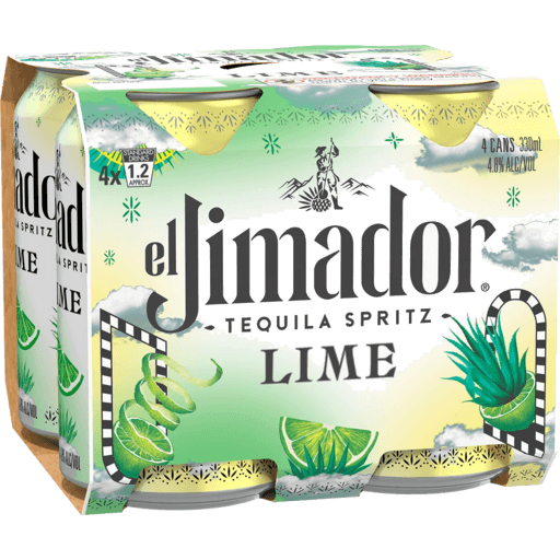 EL JIMADOR TEQUILA LIME SPRITS 4PK