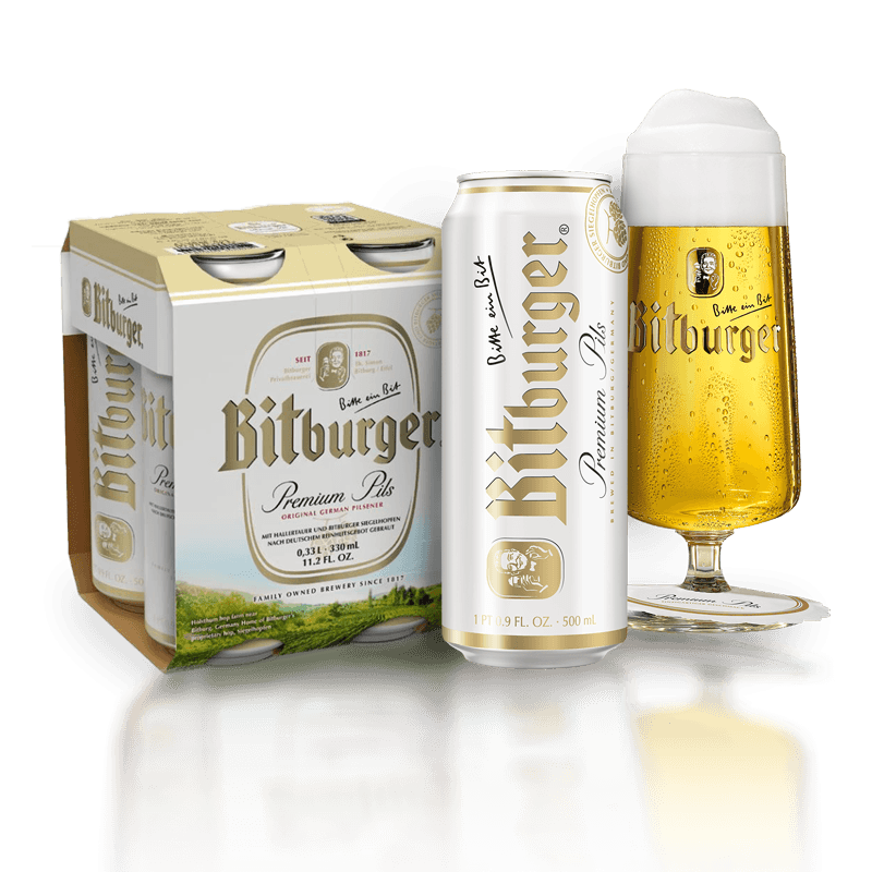 BITBURGER 4PK CANS