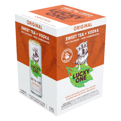 LUCKY ONE HALF & HALF SWEET TEA & VODKA 4PK CANS